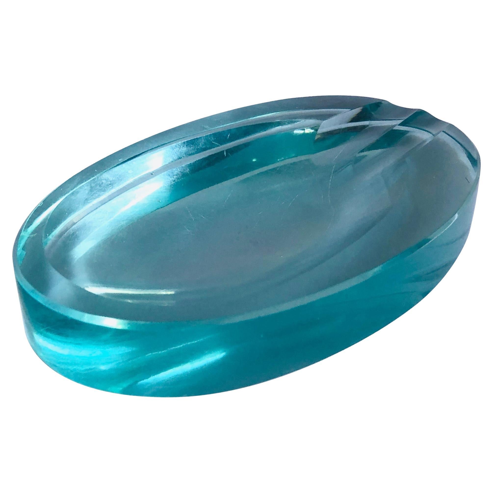 Cenicero de cristal biselado de Fontana Arte