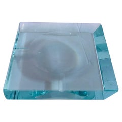 Cenicero de cristal biselado de Fontana Arte
