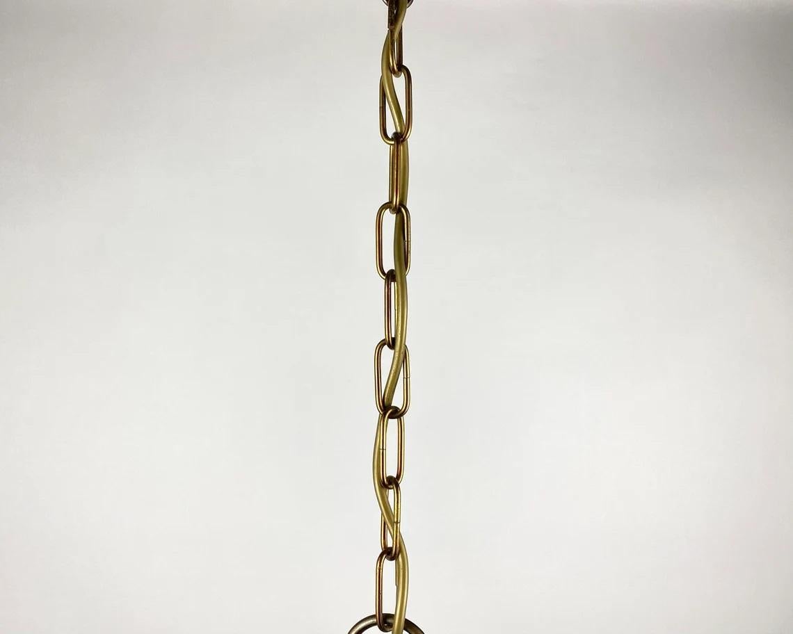 Dutch Beveled Glass Brass Lantern from Ef. Frantzen For Sale