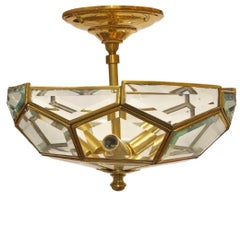 Beveled Glass Pendant Fixture