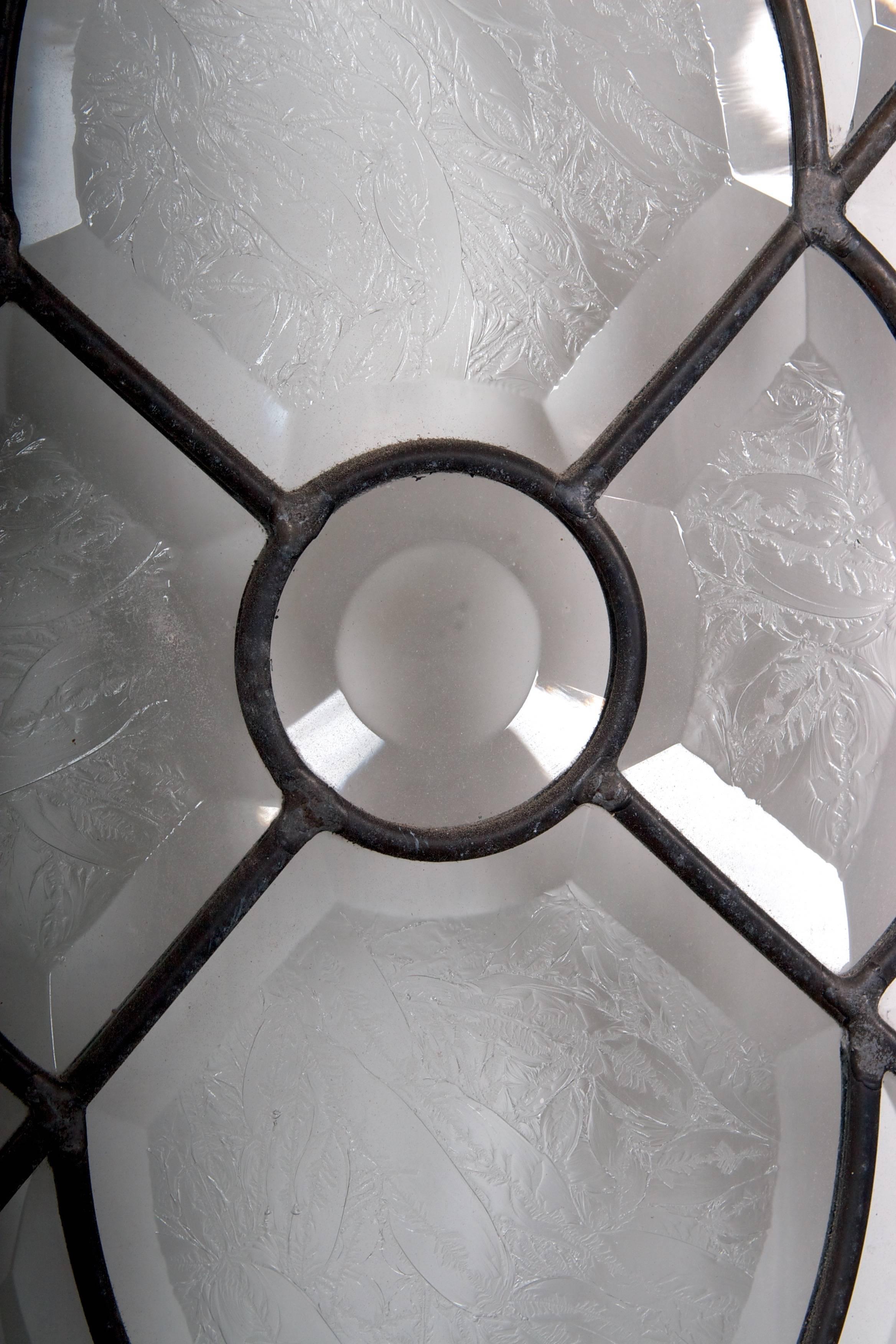 Beveled Leaded Glass Window, circa 1910, 1 Window 10