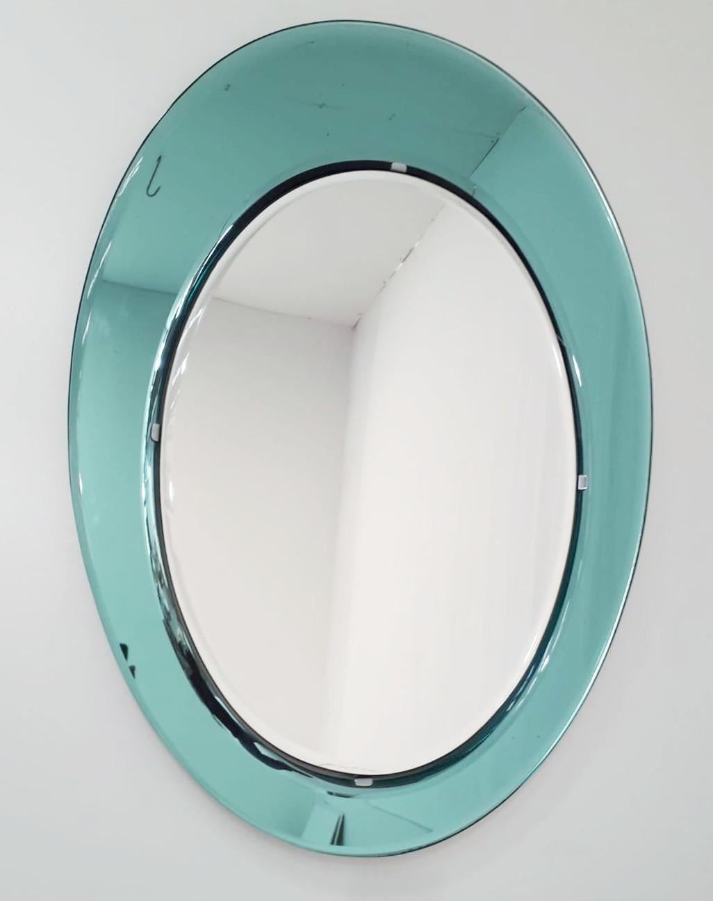 Mid-Century Modern Beveled Mirror by Cristal Art FINAL CLEARANCE SALE