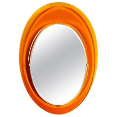 Bevelled mirror attributed to Fontana Arte – Italy 1950