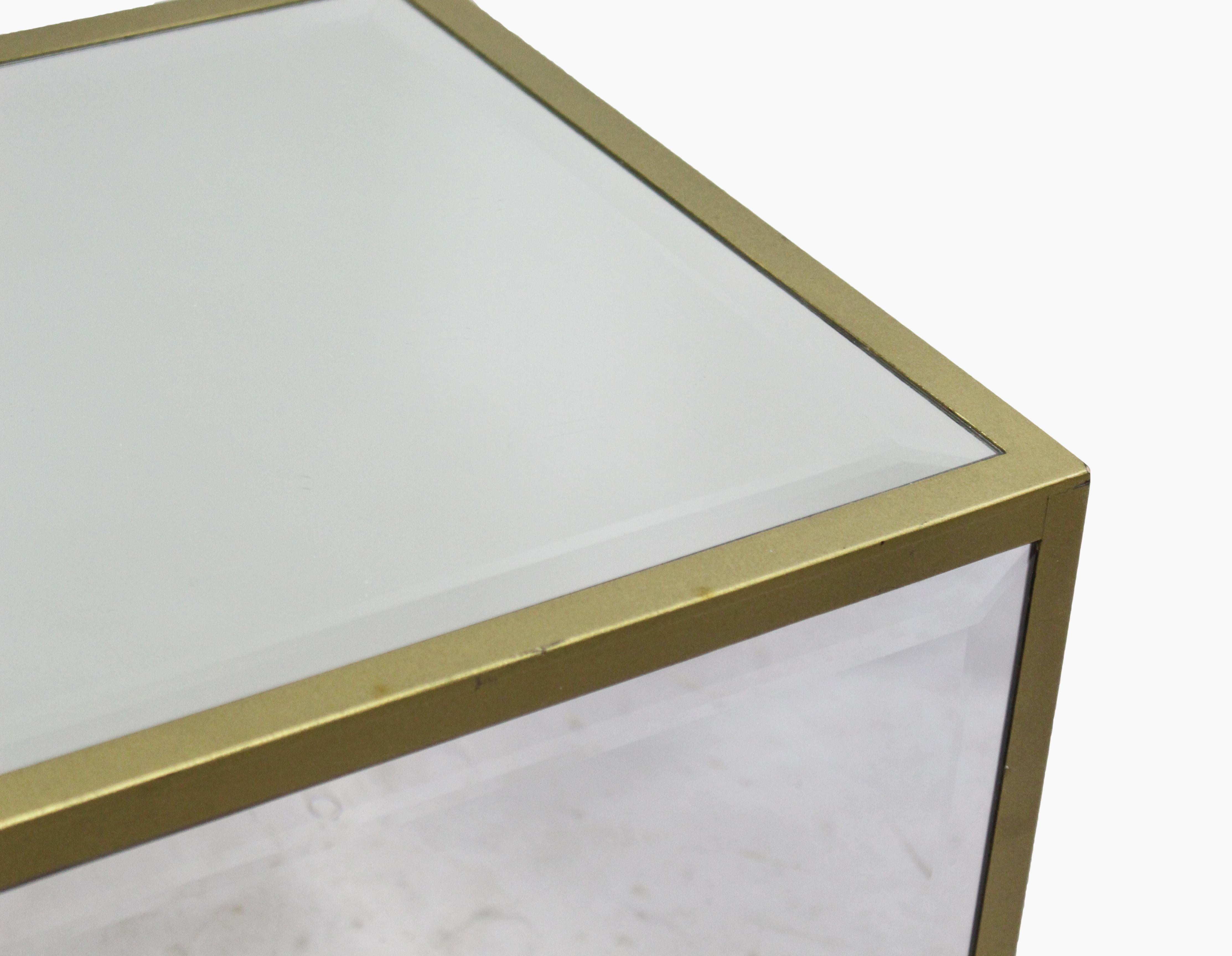 Miroir Cube d'affichage à miroir biseauté