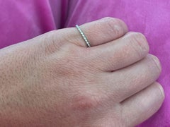 Beverley Kay Square and Diamond Shape Eternity Band 18K White Gold 1.3 mm