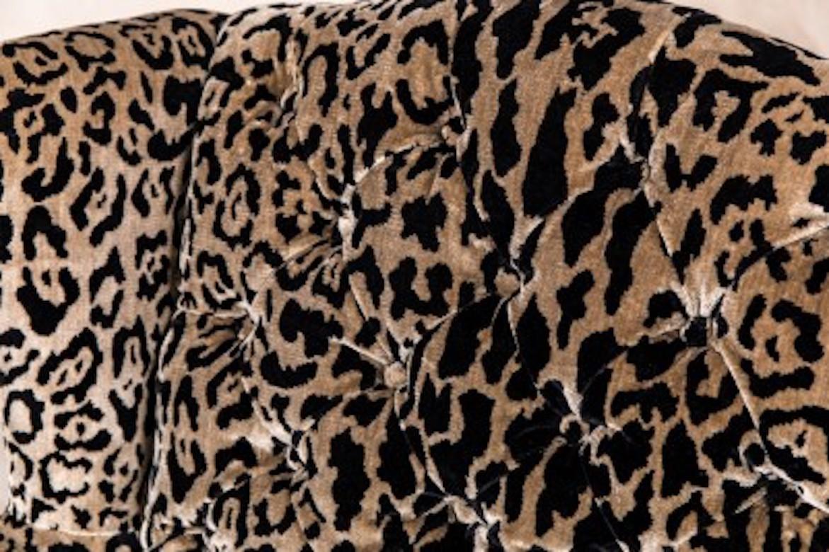 leopard print high chair