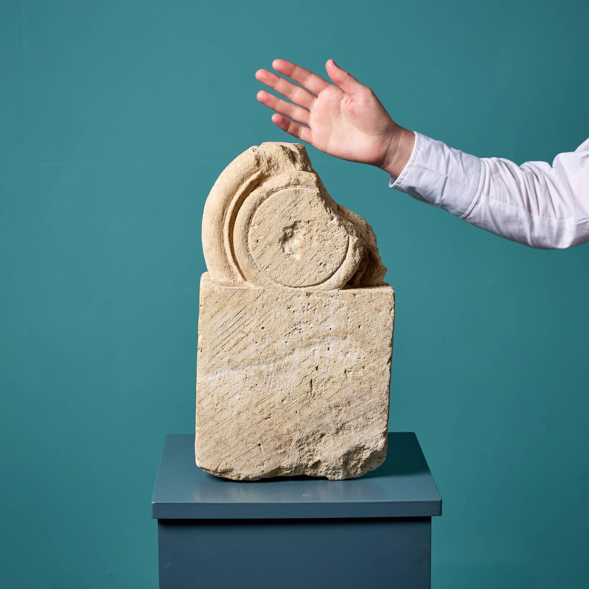 A rare late 13th / early 14th century limestone column capital reclaimed from Beverley Minster, Yorkshire. Dating to circa 1300, this limestone capital originates from the medieval period more than 700 years ago. This is a piece of early English