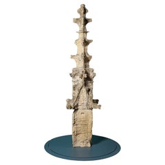 Antique Beverley Minster Rare 14th Century Limestone Pinnacle