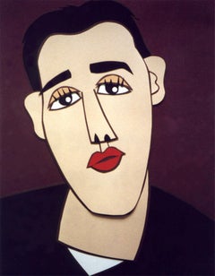 Portrait d'Amedeo Modigliani sur papier de Canson par Beverly Bigwood