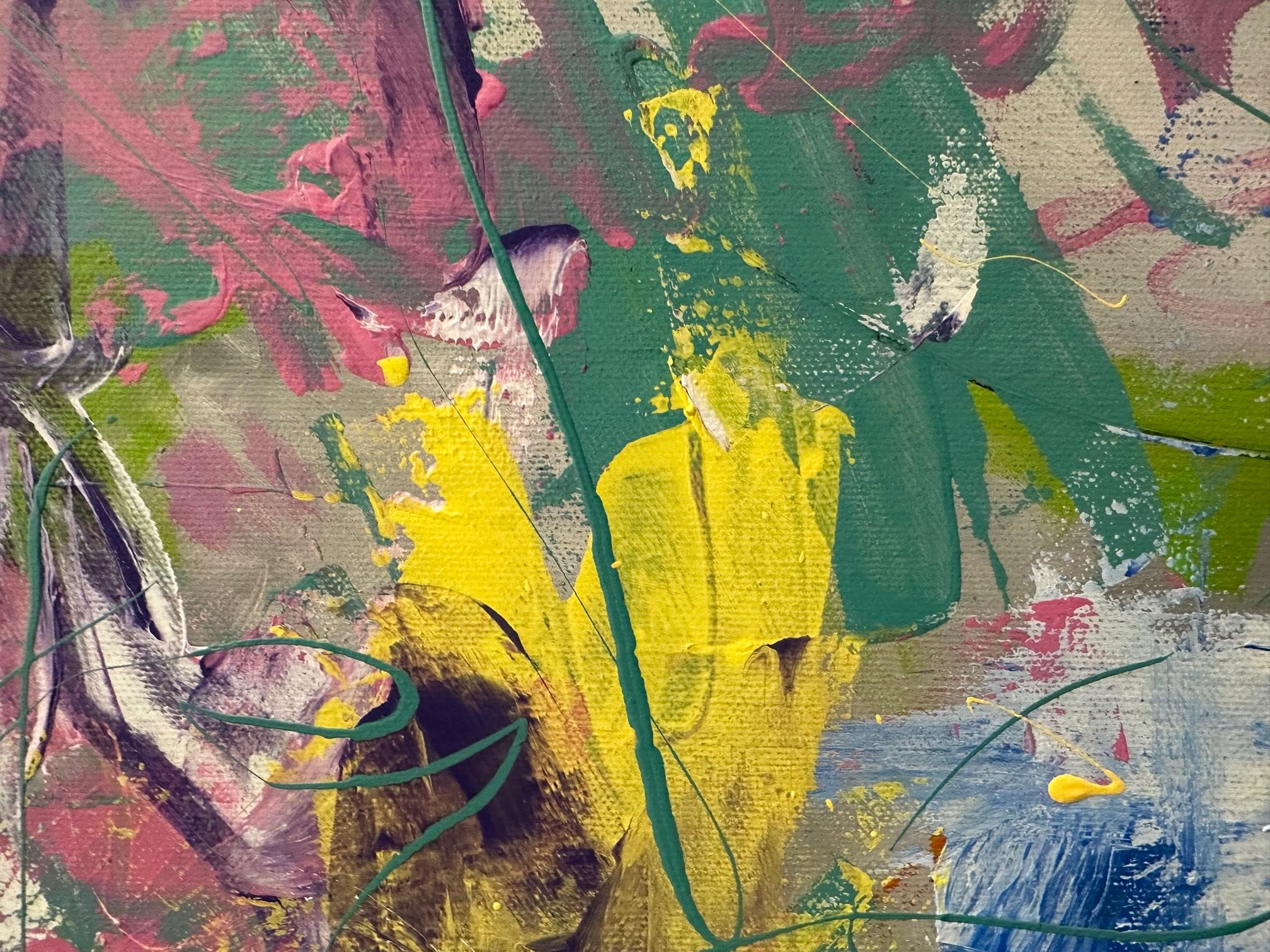 Farbtöne – Abstraktes Gemälde von Beverly Bigwood im Angebot 2