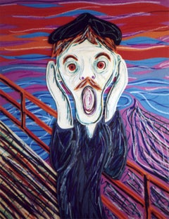 Edvard Munch Portrait - Canson Paper By Beverly Bigwood