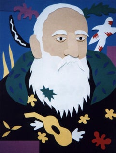 Henri Matisse / Claude Monet Porträt – Canson-Papier von Beverly Bigwood