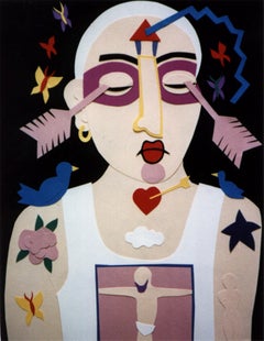 Marsden Hartley-Porträt – Canson-Papier von Beverly Bigwood