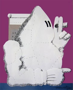 Philip Guston Portrait - Canson Paper By Beverly Bigwood