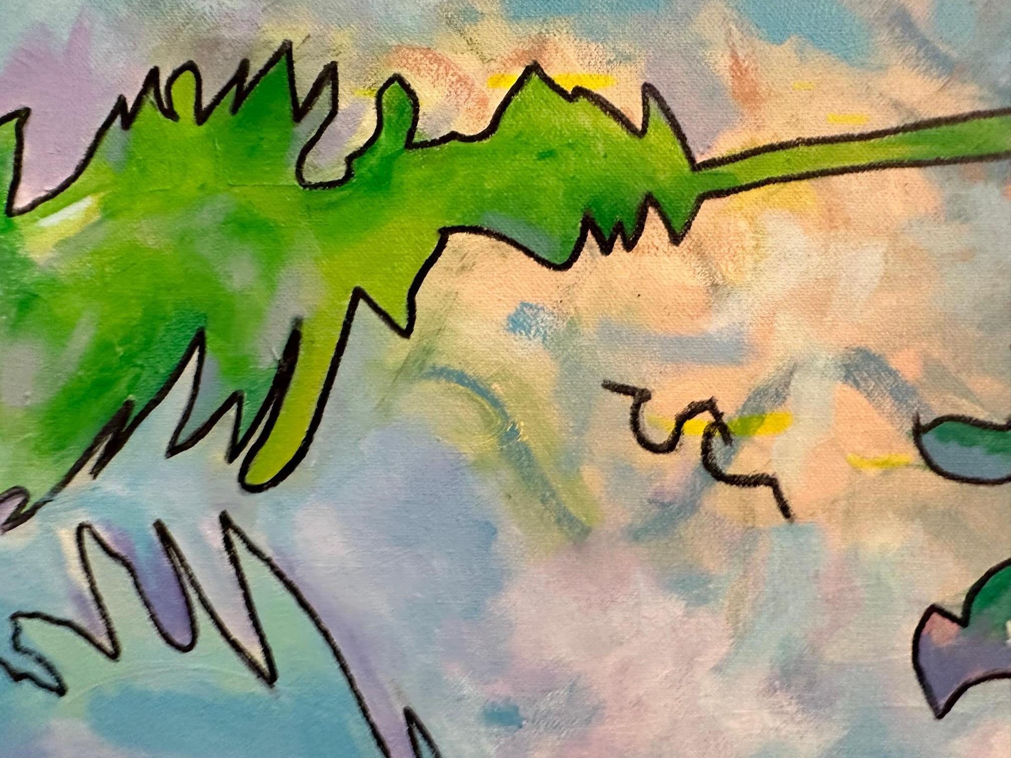 Rejoicing - Pittura astratta di Beverly Bigwood in vendita 3