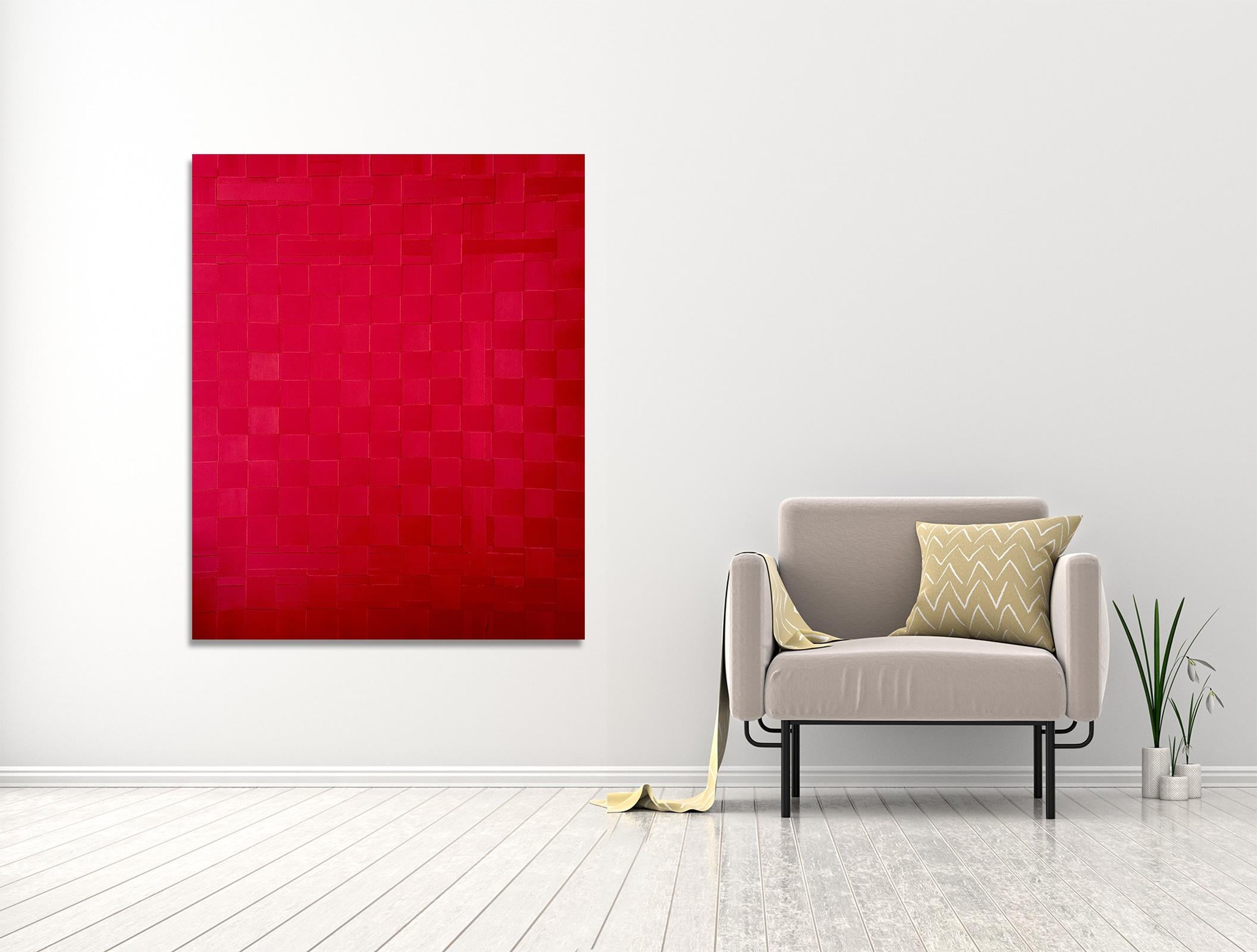 Roberto - Tissu sur toile par Beverly Bigwood en vente 1