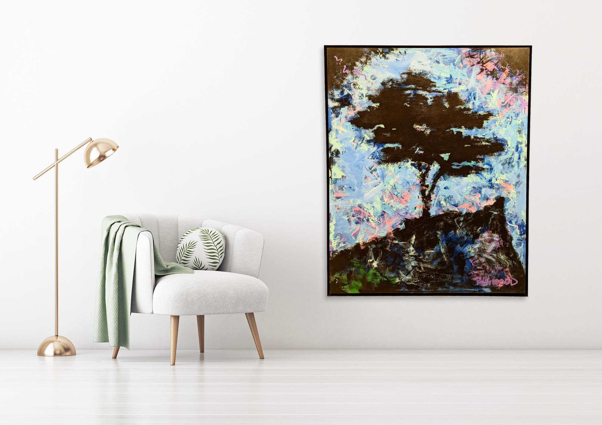 'The Lone Cypress' by Beverly Bigwood For Sale 1