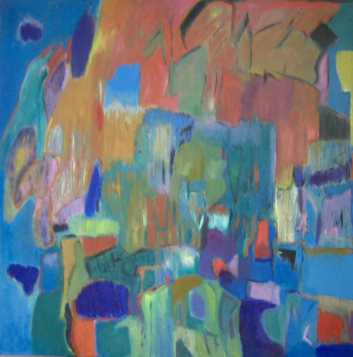 Beverly Brodsky Abstract Painting - The Way