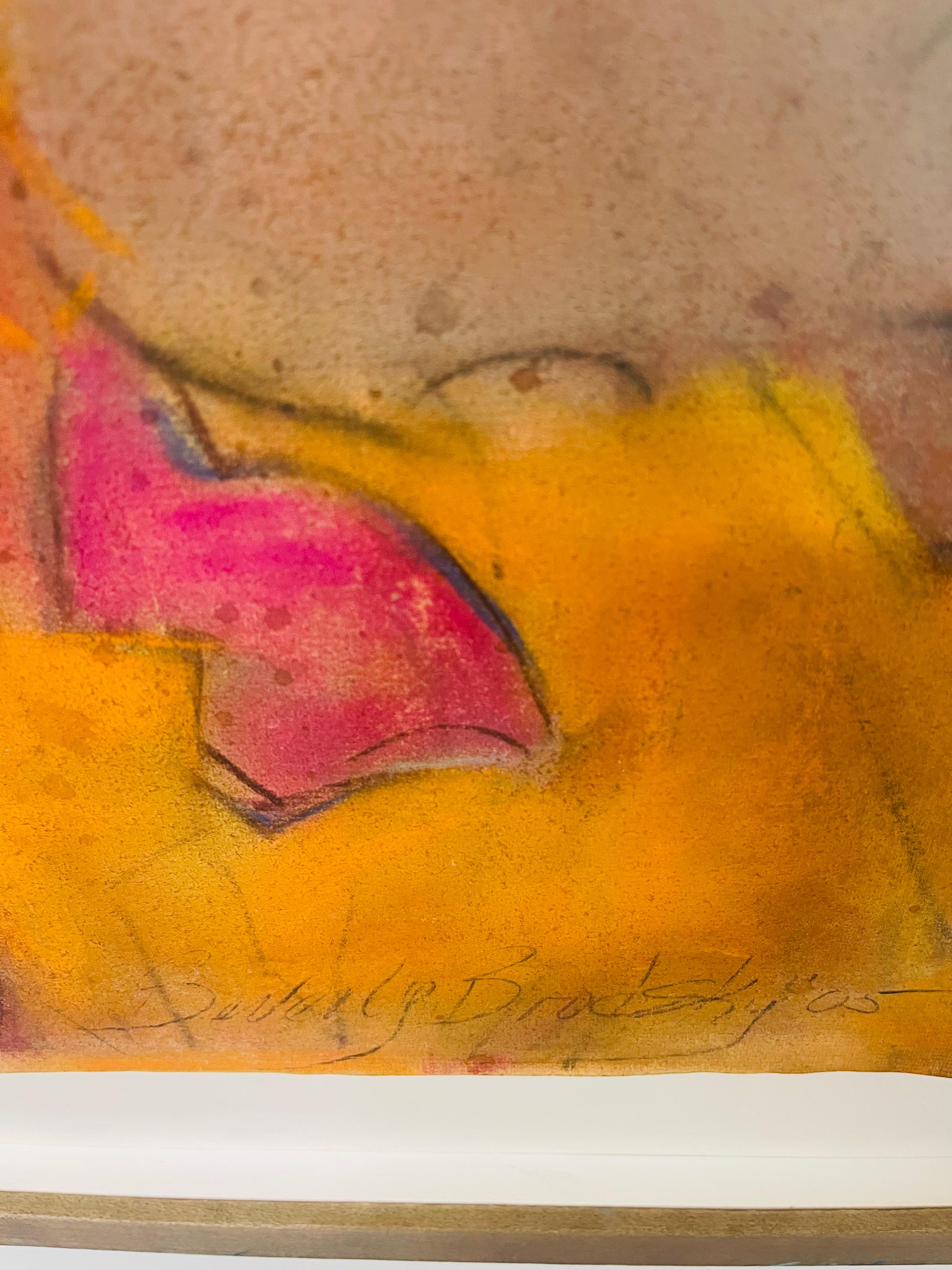 Sous les Mangroves - Expressionnisme abstrait Painting par Beverly Brodsky