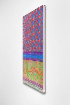 Beverly Fishman "UNTITLED" Abstract Silkscreen Stainless Metal 2008