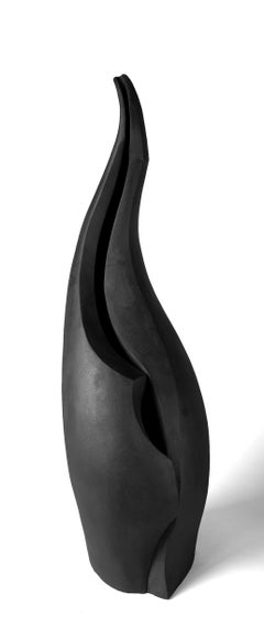 Kuro I, Clay Abstract Sculpture, 2021