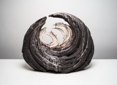 Moon, Clay Abstract Sculpture, 2019