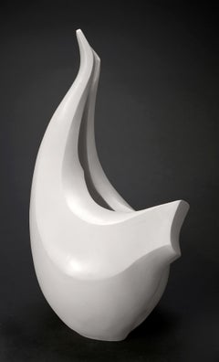 Shiro III, Clay Abstract Sculpture, 2021