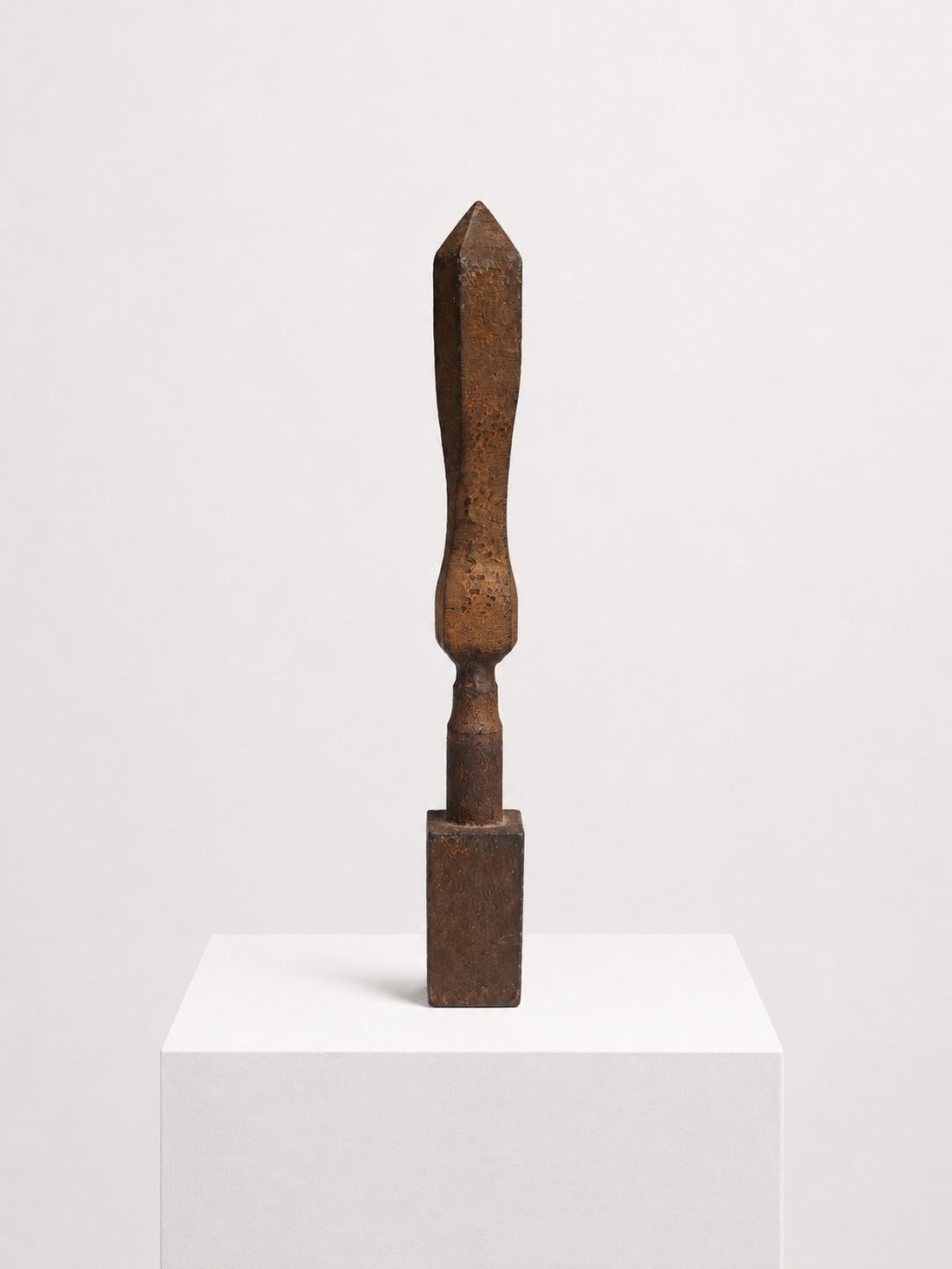 "Untitled (Obelisk Maquette)" Beverly Pepper, Female Artist, Abstract Sculpture
