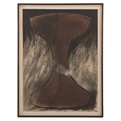 Beverly Pepper, Signierte Radierung mit dem Titel Janus Brown.