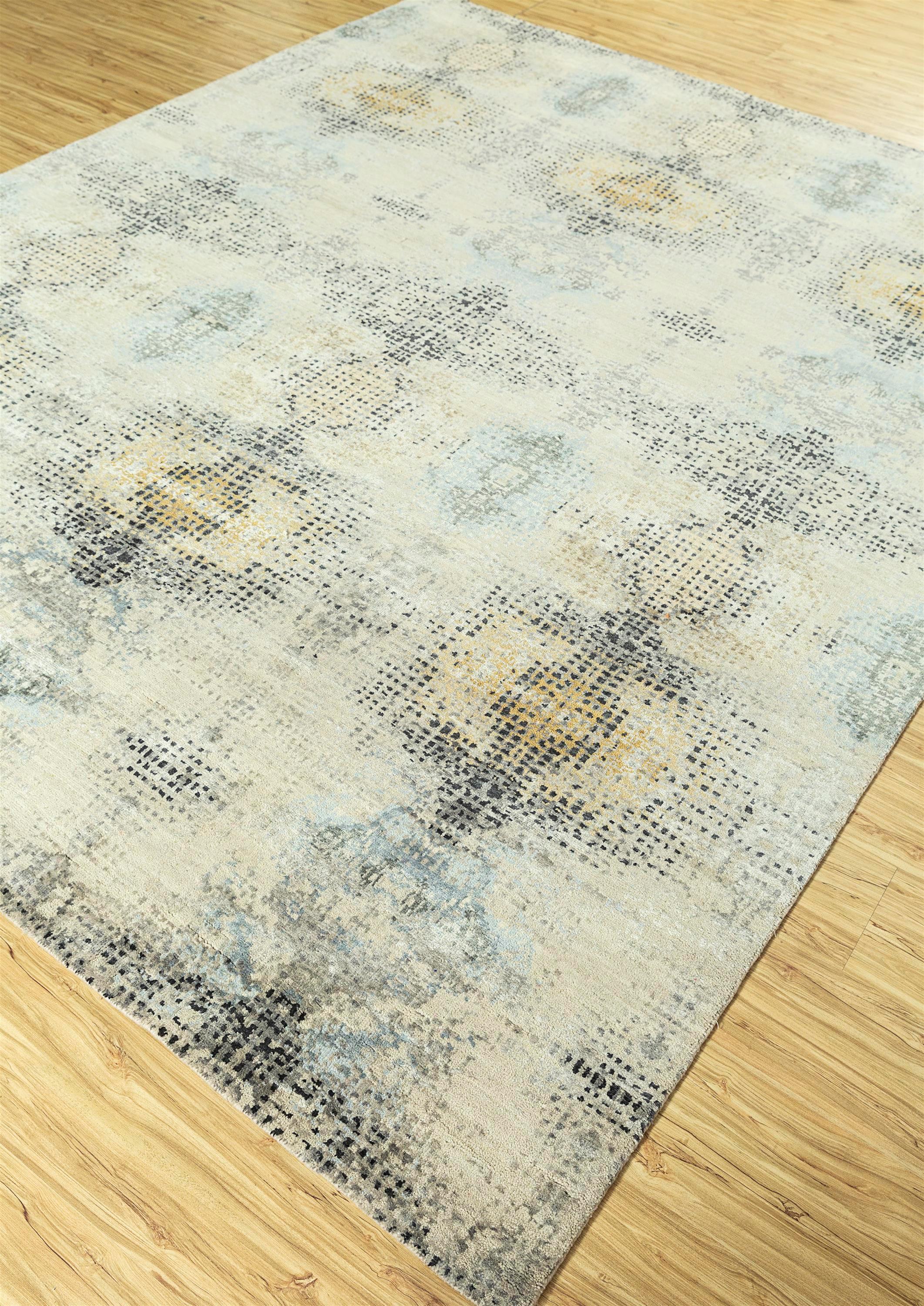 Embark on a journey through the avant-garde with hand-knotted masterpiece. Inspired by the fleeting beauty of unfolding moments, this modern rug is a tribute to those who embrace uncertainty. The design, a celebration of leaps of faith, encapsulates