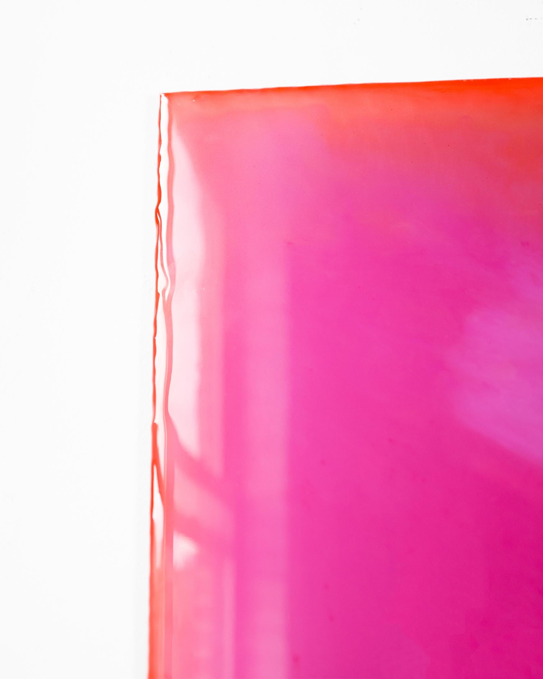 American Beyond Oblivion Wall Decoration by Courtney Kinnare, Pink Abstract Mirror For Sale