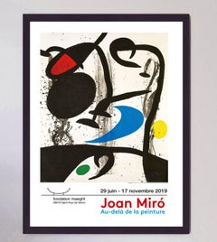 Póster original «Más allá del cuadro», de Joan Miró, 2019