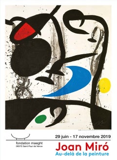 Póster original «Más allá del cuadro», de Joan Miró, 2019