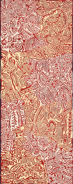 "Kalinykaliypa" Peinture aborigène à l'acrylique de Beyula Putungka Napanangka