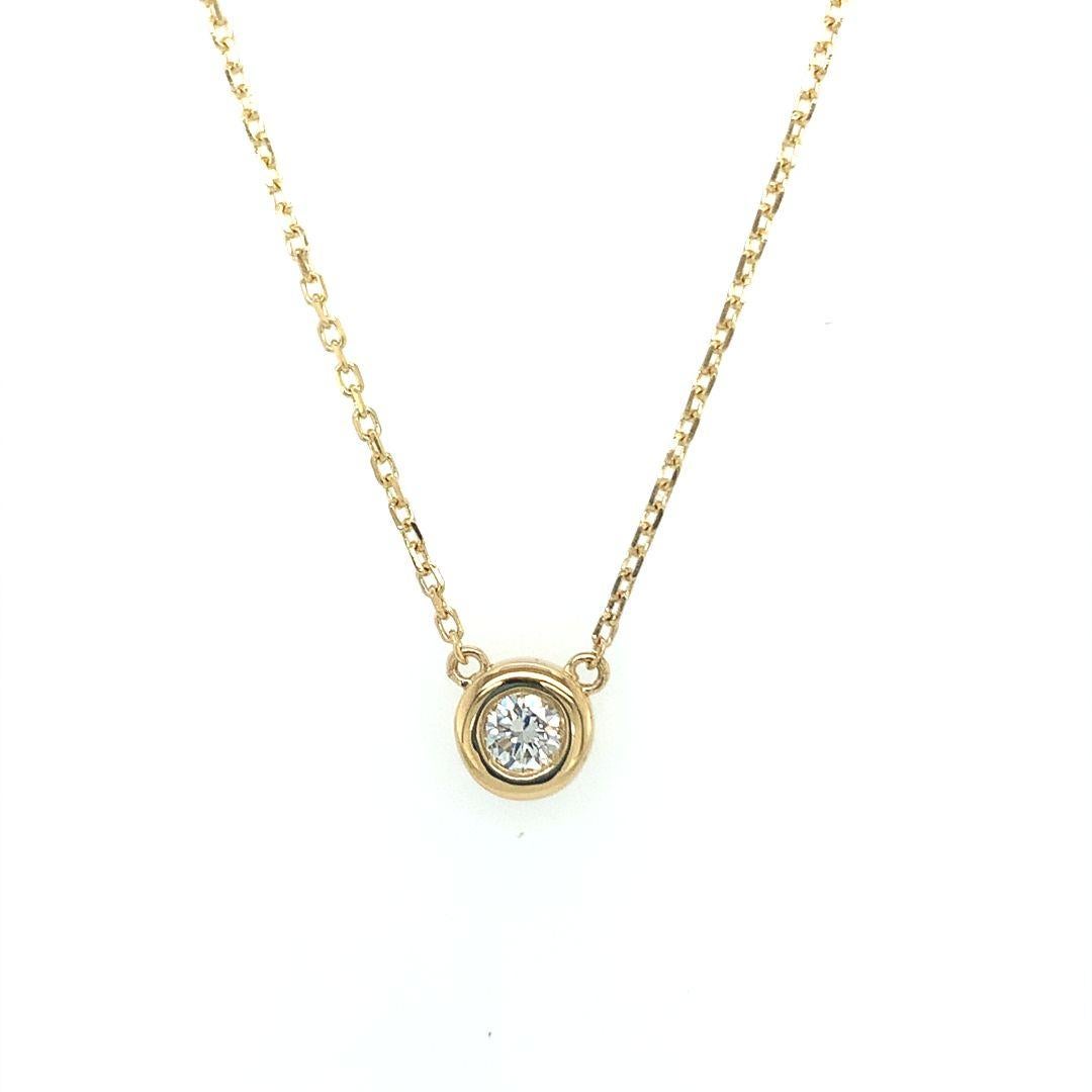 Sertie d'un diamant de 0,25 carat de qualité VS et d'un or jaune 18 carats Neuf - En vente à New York, NY