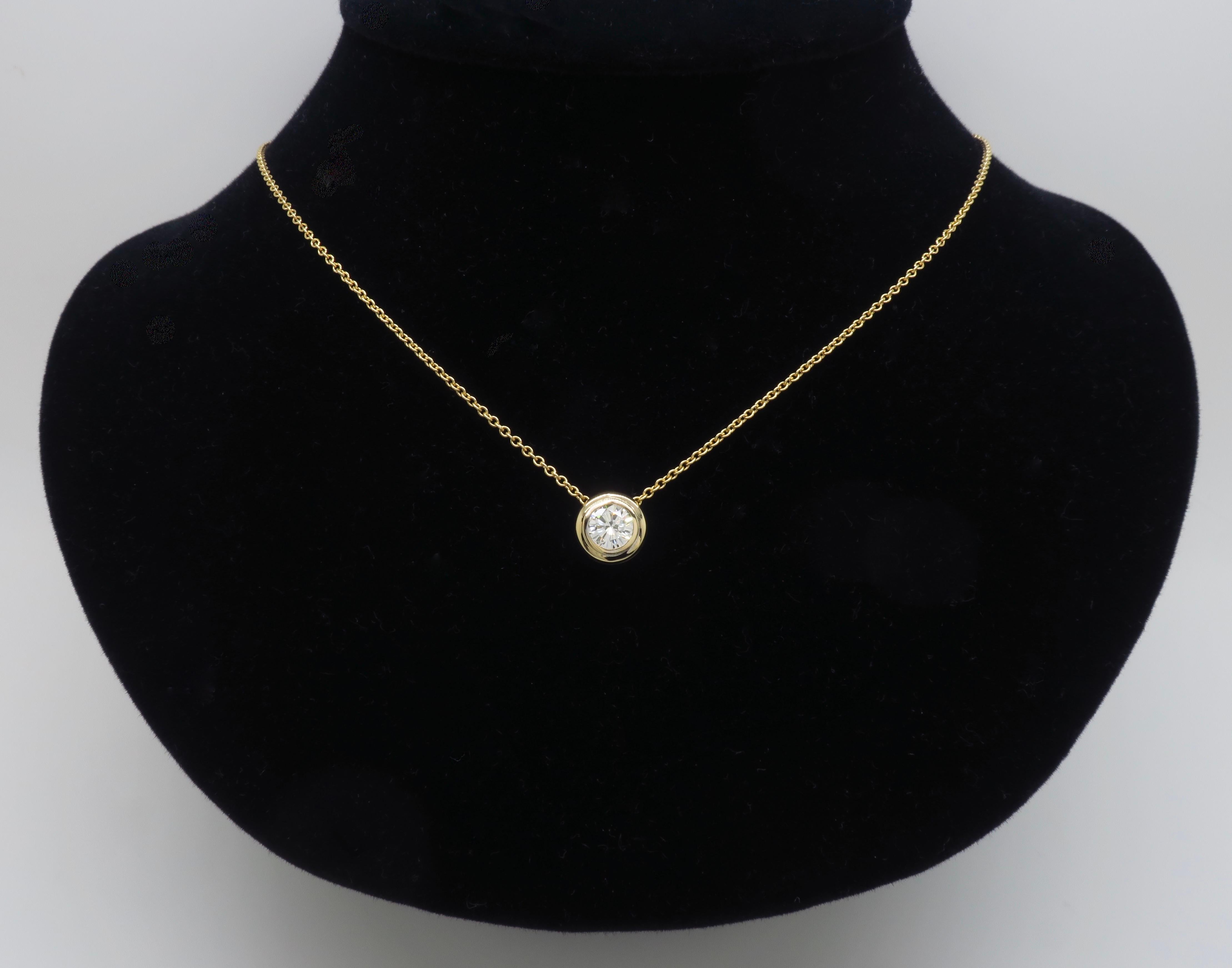 Collana con ciondolo a scorrimento con diamanti incastonati in vendita 6