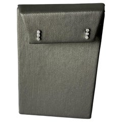 Bezel Set Diamond Studs in 14kt White Gold - 0.08ctw Natural Diamonds