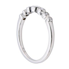 Bezel Set Graduated Diamond Band