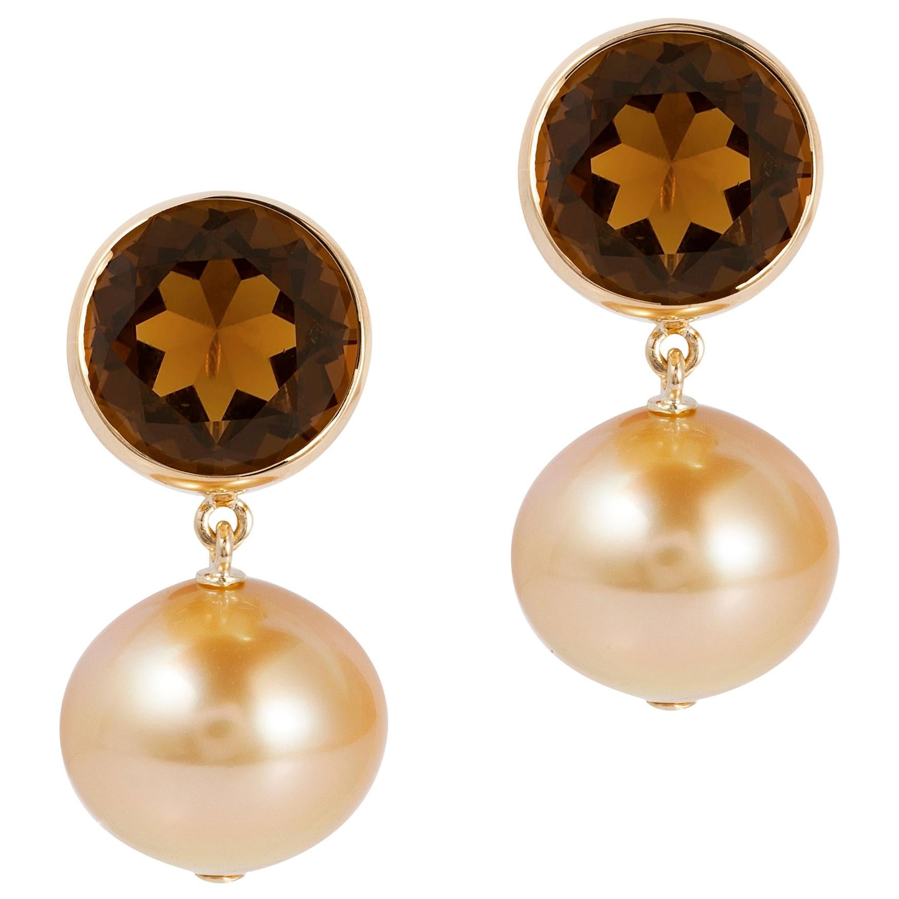 Goshwara Bezel Set Round Earrings 