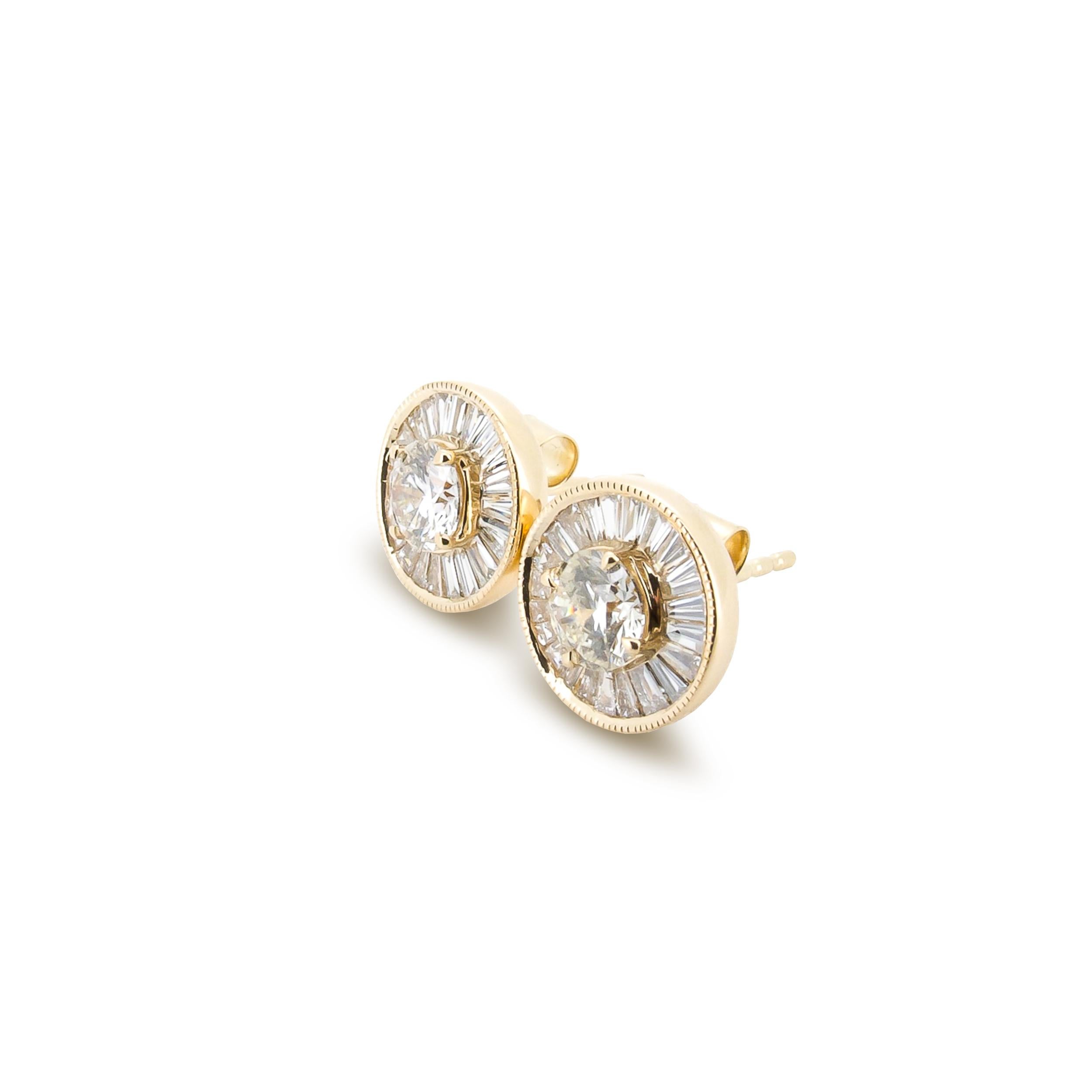 The Hannah Earrings
Timeless in silhouette and luminous in execution, the Hannah Earrings are a refined expression of Corielle’s signature elegance. Crafted in 14K white or Yellow gold, this graceful pair features two round natural diamonds totaling