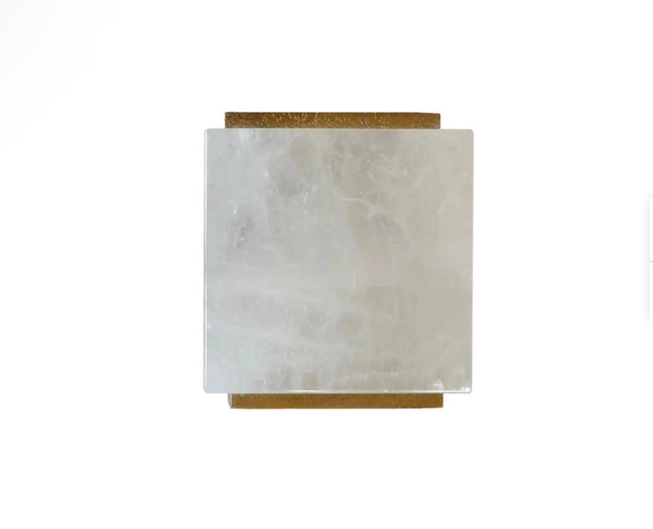 XXIe siècle et contemporain BFB5 Applique en cristal de roche en vente