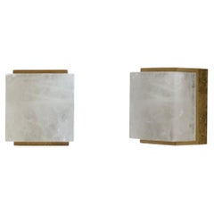 Used BFB Rock Crystal Sconces by Phoenix 