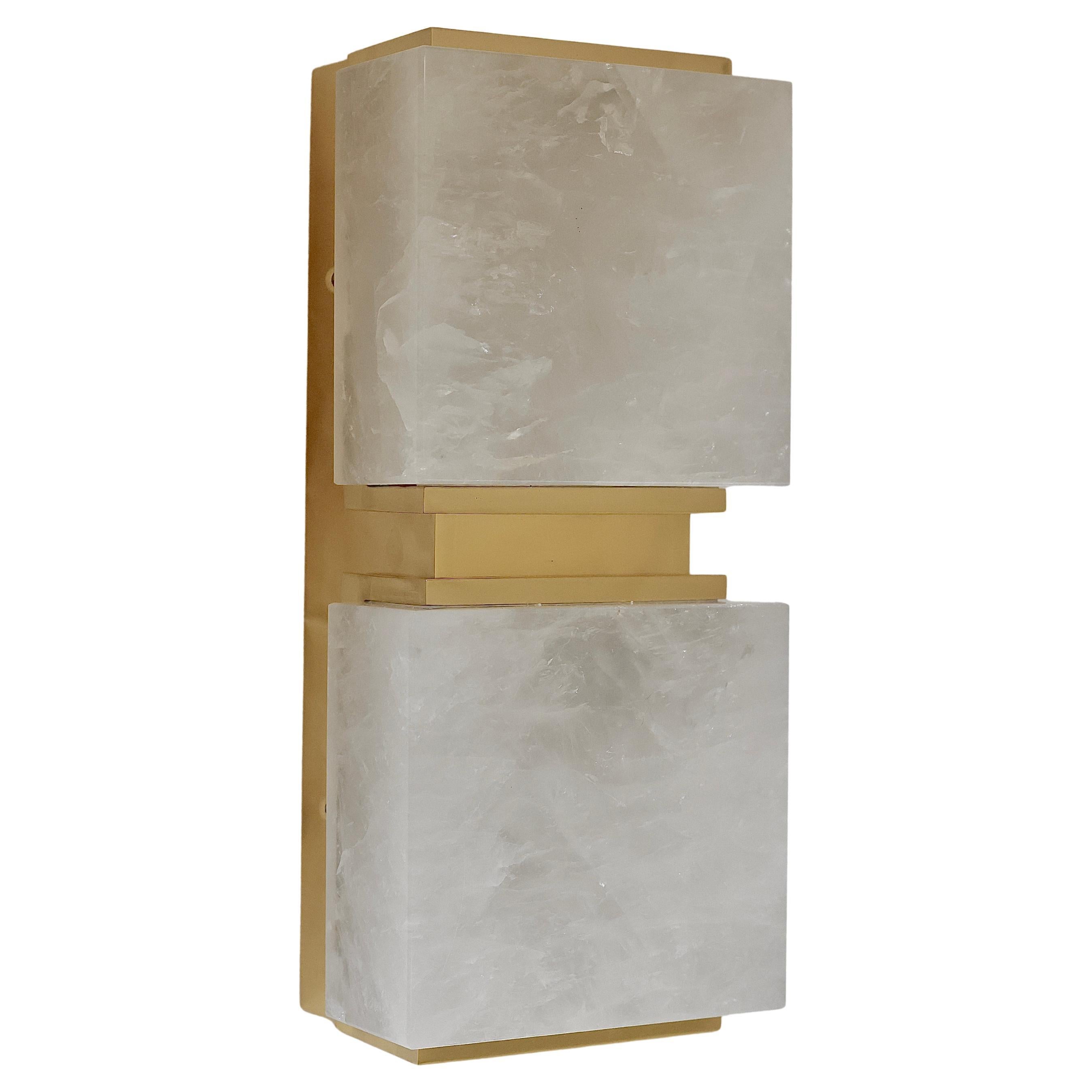 Applique Block Crystal con finitura in ottone lucido.

Due prese E12 installate 

120W totali

Dimensioni e finiture metalliche personalizzate su richiesta.

Creato da Phoenix 