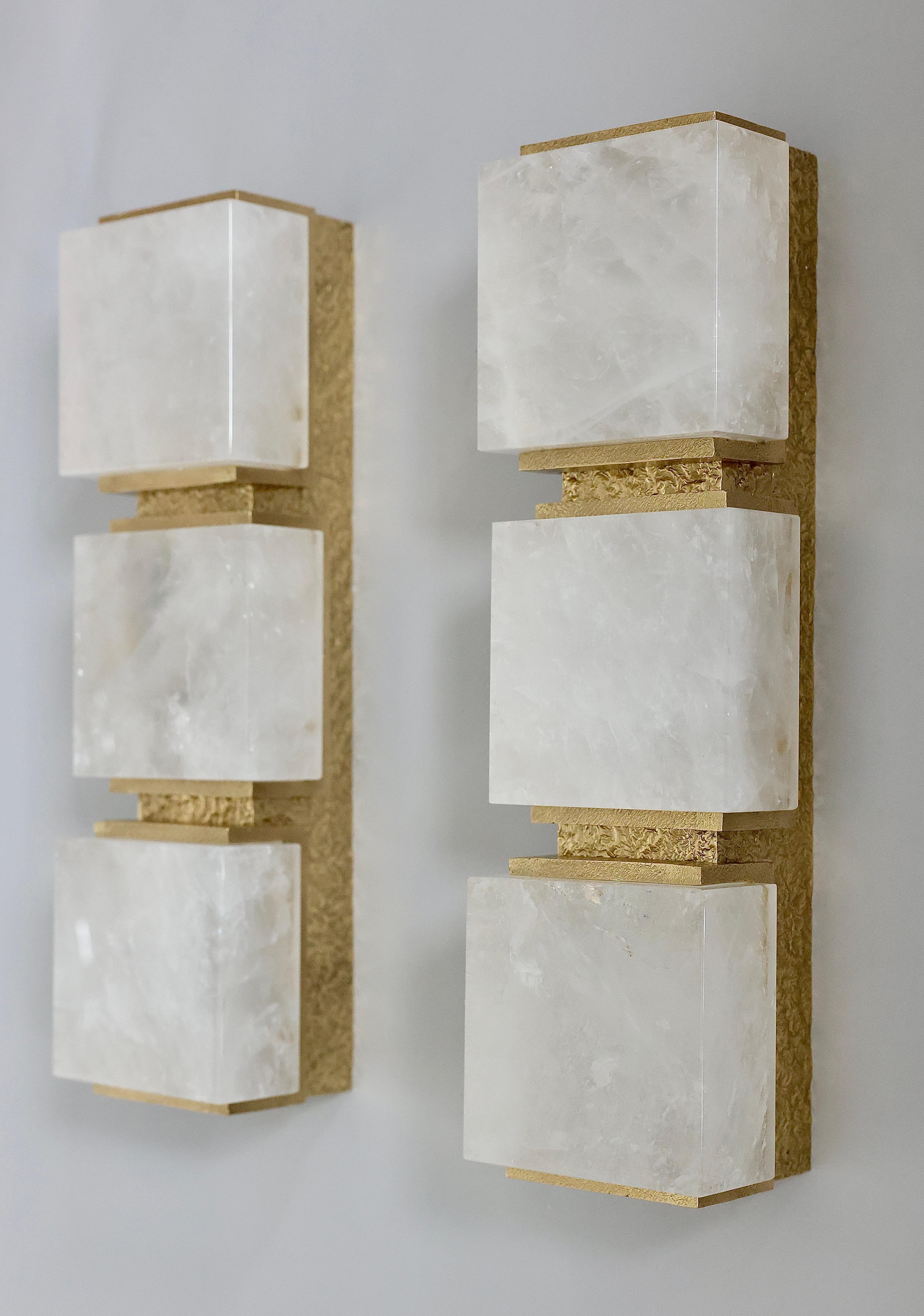 BFB17 Rock Crystal Sconces For Sale 2