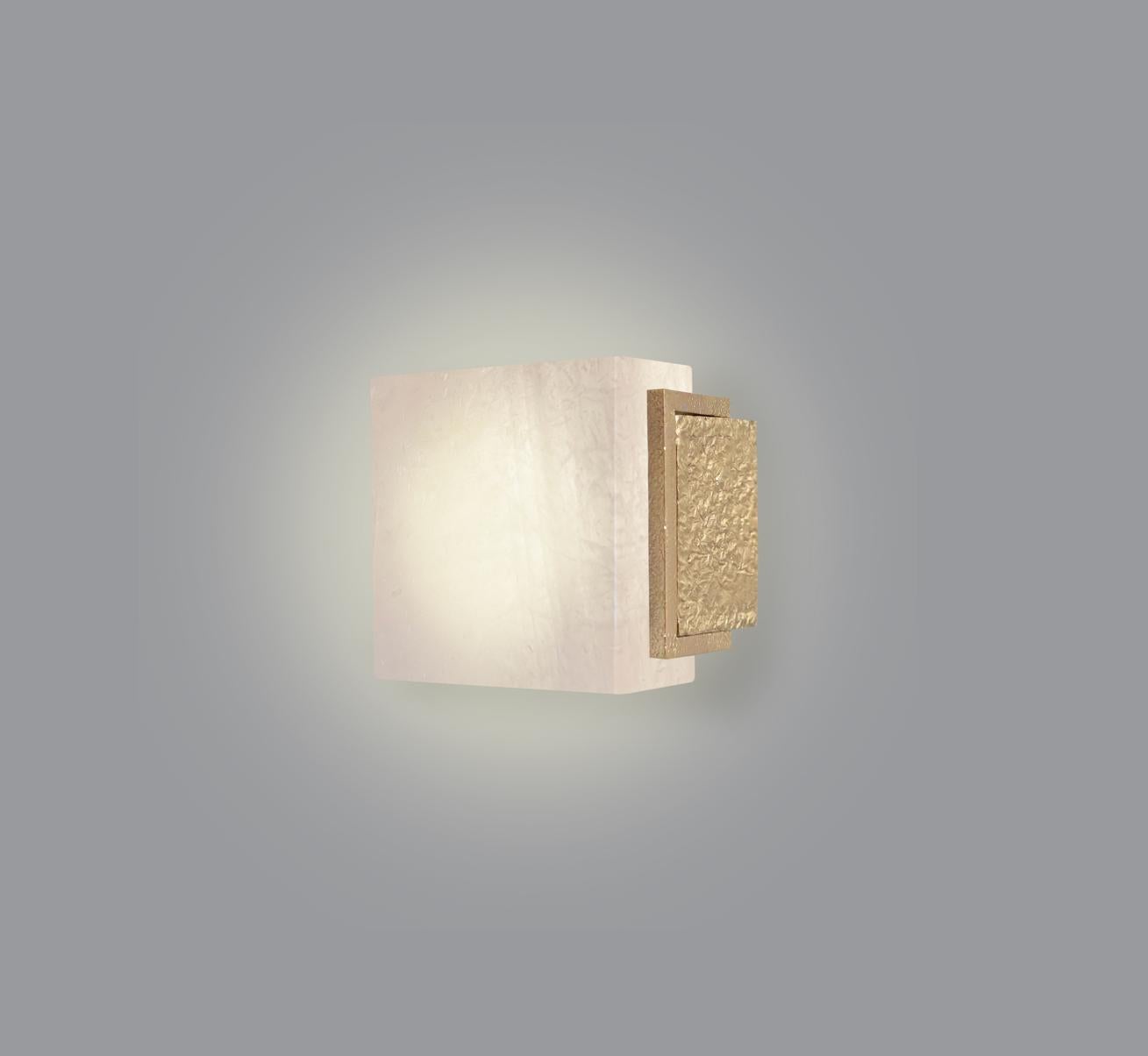 XXIe siècle et contemporain BFB5 Applique en cristal de roche en vente