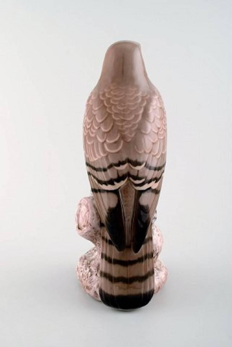 Art Deco B&G Bing & Grondahl Large Falcon, Figure in Porcelain, Number 1892