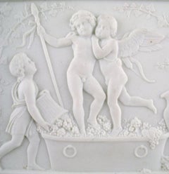 B&G Bing & Grondahl Biscuit Plate After Thorvaldsen, Late 1800s