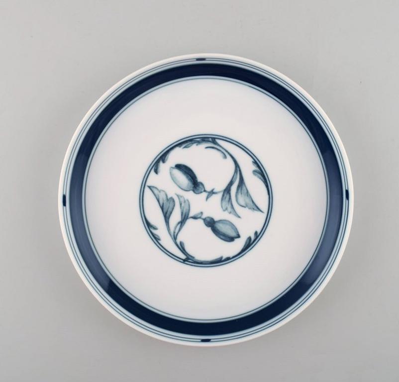 Danish B&G, Bing & Grondahl, Large Corinth Dish in Hand Painted Porcelain, Set of 6