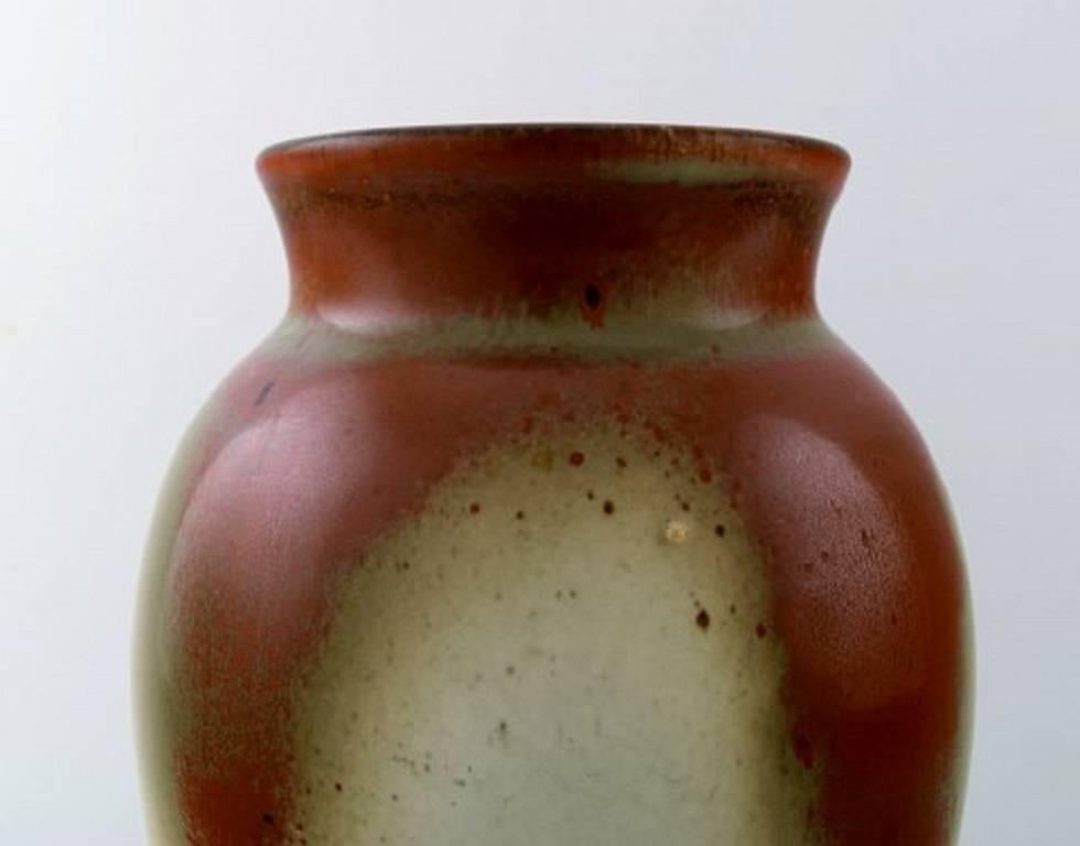 Danish B&G Bing & Grondahl, Presumably Valdemar Pedersen Stoneware Vase For Sale