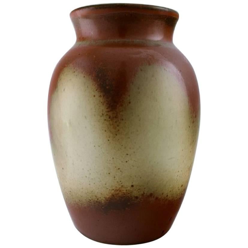 B&G Bing & Grondahl, Presumably Valdemar Pedersen Stoneware Vase For Sale